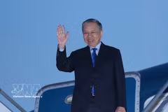 越共中央总书记、国家主席苏林离开加拿大首都渥太华，圆满结束对加拿大进行的国事访问。图自越通社