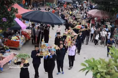 如今宣光省寇瓦乡的寇瓦爱情集市早已不仅仅是昔日恋人重逢的地方，而已成为一处独特的文化空间。图自越通社