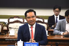 胡志明市人民委员会主席阮文得。图自越通社