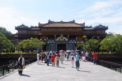 九二国庆假期期间顺化市接待游客量增长231%。图自越通社