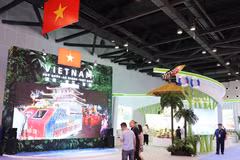 越南安江省展区。图自越通社
