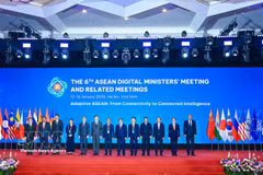 第六届东盟数字部长会议在河内隆重开幕。图自Vietnam+