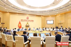 双方工作会谈场景。《工贸部供图》