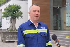 德国梅塞尔集团东南亚地区首席运营官安东尼·格兰皮埃尔。图自越通社