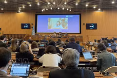 联合国教科文组织执行局第224届会议场景。图自越通社