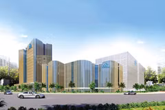 CMC超大规模数据中心（CMC Hyperscale DC）项目效果图。图自《投资报》