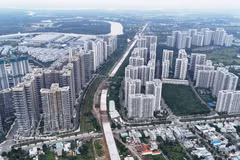 胡志明市三号环城路XL3标段 。图自越通社