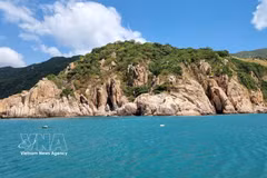 芽庄旅游的魅力在于其海湾的秀美风光。图自越通社
