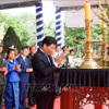 西宁省政府隆重举行在柬牺牲的156具烈士遗骸交接仪式。图自越通社
