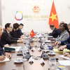 会谈现场。图自越通社