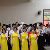 长沙特区第1投票点。图自越通社