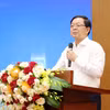 政府副总理胡国勇发表讲话。图自政府门户网站