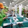 越南继续成为全球供应链重构过程中的优先投资目的地。图自越通社