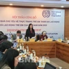 研讨会场景。图自越通社