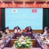 会谈场景。图自越通社