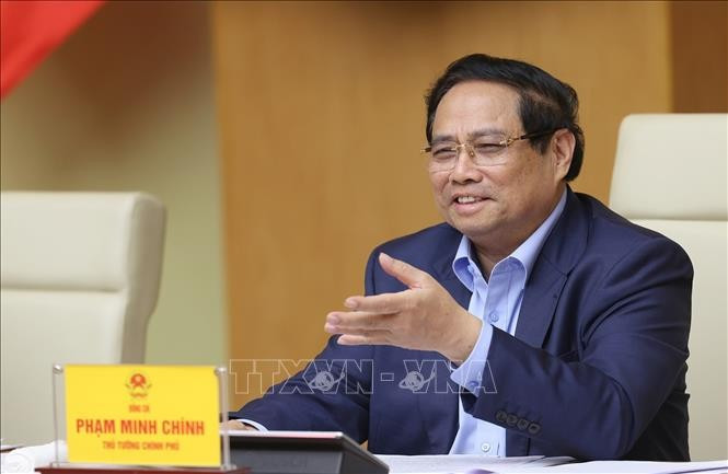 越南政府总理范明政。图自越通社