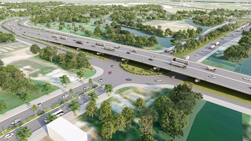 胡志明市-木牌高速公路效果图。图自互联网