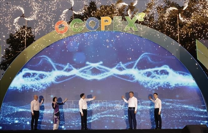 2025年越南“一乡一品出口产品展在河内正式开幕。图自越通社