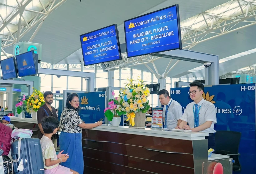 越南国家航空公司开通了从河内直飞印度IT业重镇班加罗尔的新航线。图自互联网