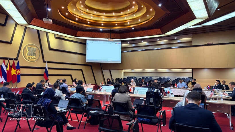 会议现场。图自越通社