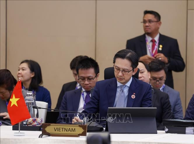 越南外交部副部长、东盟高官会越南代表团团长杜雄越。图自越通社