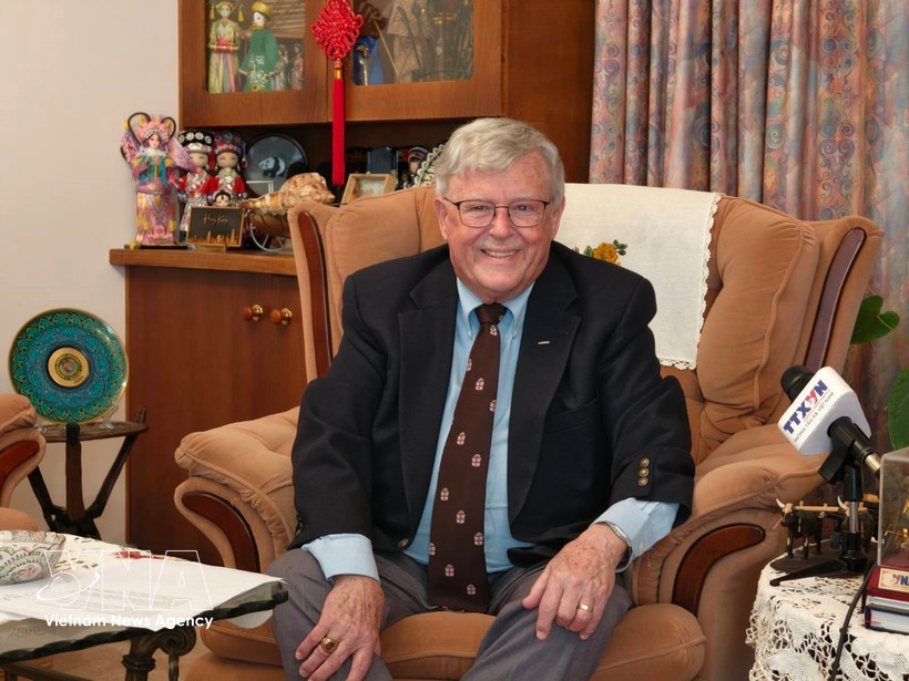 澳大利亚新南威尔士大学澳大利亚国防学院卡尔·塞耶教授。图自越通社