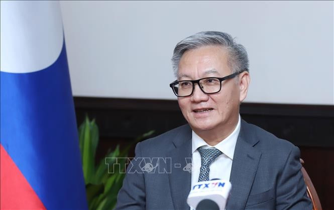 老挝外交部长通沙万·丰威汉。图自越通社