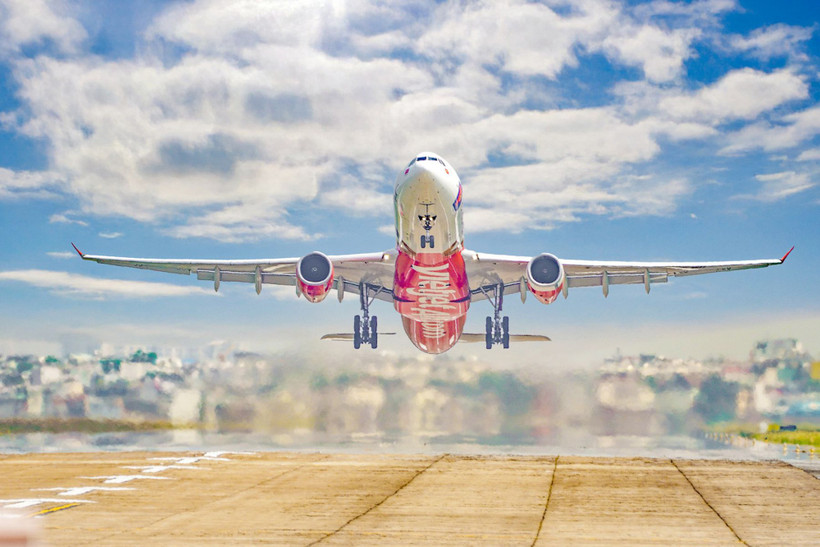 越捷航空的飞机。图自越捷航空