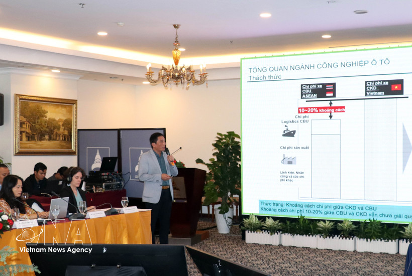 研讨会现场。图自越通社