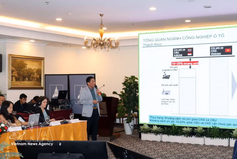 研讨会现场。图自越通社