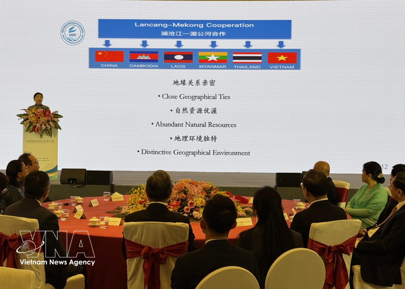 澜湄合作首次领导人会议十周年招待会。图自越通社
