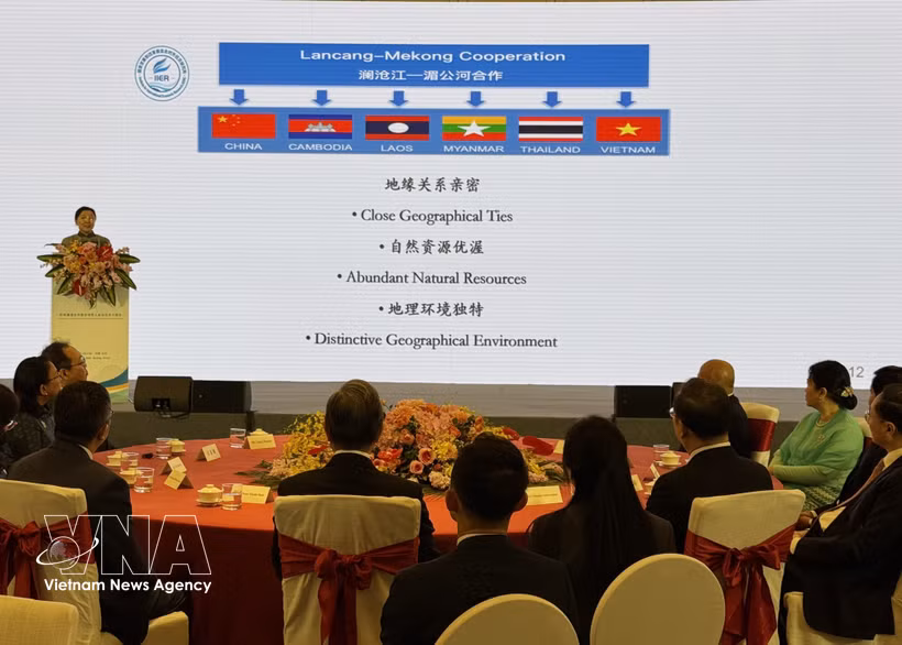 澜湄合作首次领导人会议十周年招待会。图自越通社