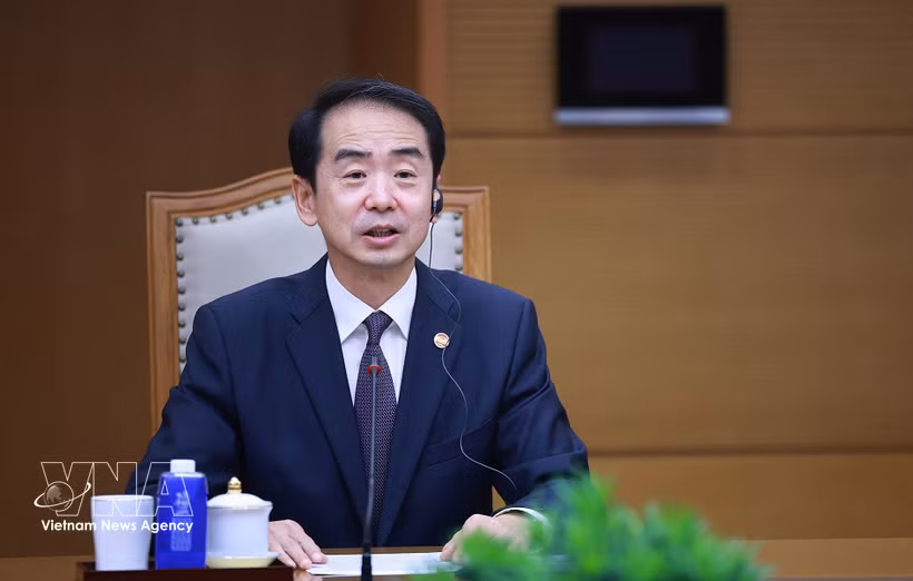 中国驻越南大使何炜。图自越通社