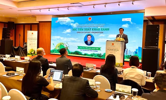 越南工贸部副部长阮生日新发表讲话。图自Vietnam+