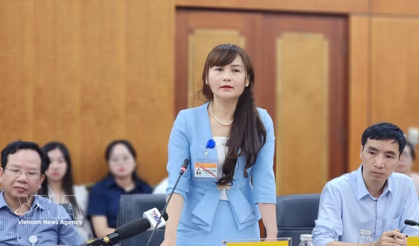 越南内务部地方政府司副司长阮氏秀清。图自越通社