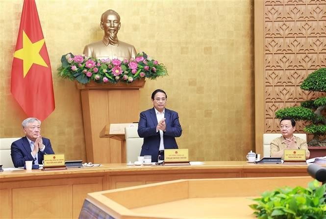 越南政府总理范明政。图自越通社