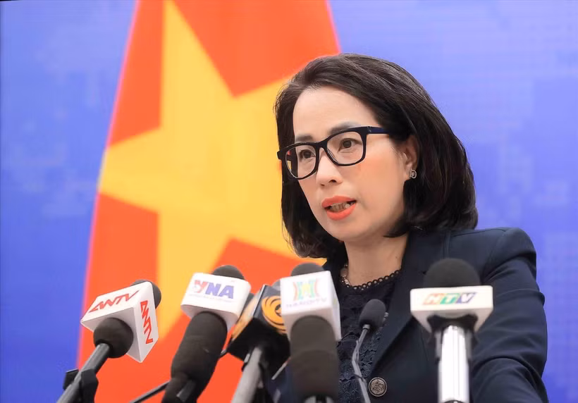 外交部发言人范秋姮。图自越通社