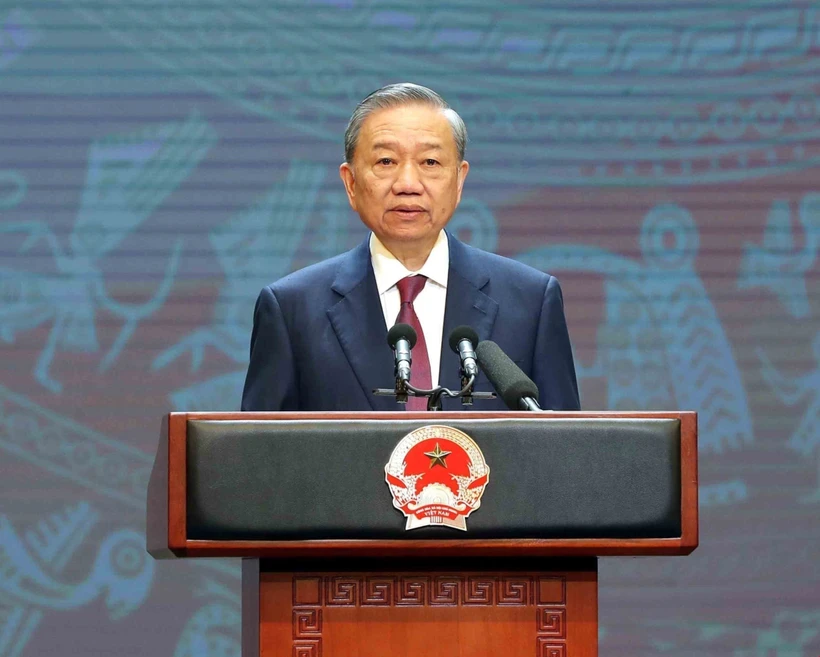 越共中央总书记苏林。图自越通社