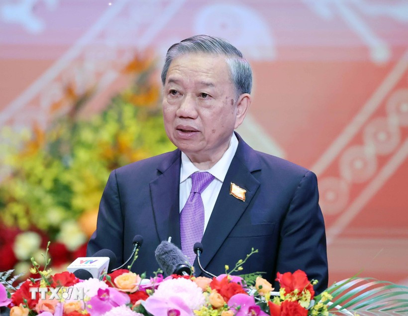 越共中央总书记苏林。图自越通社