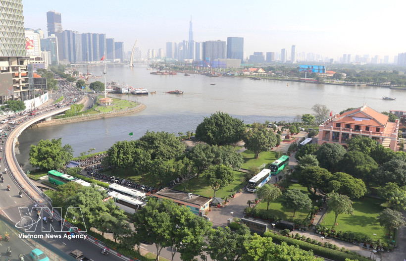 胡志明博物馆胡志明市分馆将与公园、广场相连接，并结合扩建阮必成路以及发展公共服务设施。图自越通社
