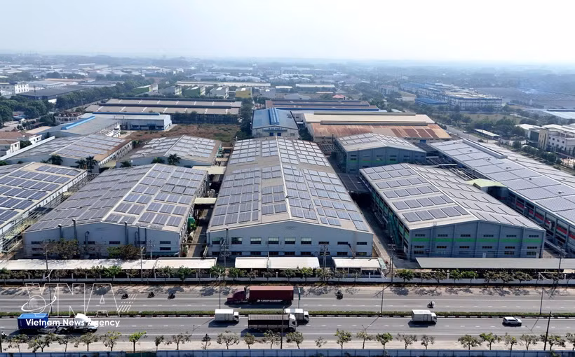胡志明市VSIP工业园区。图自越通社