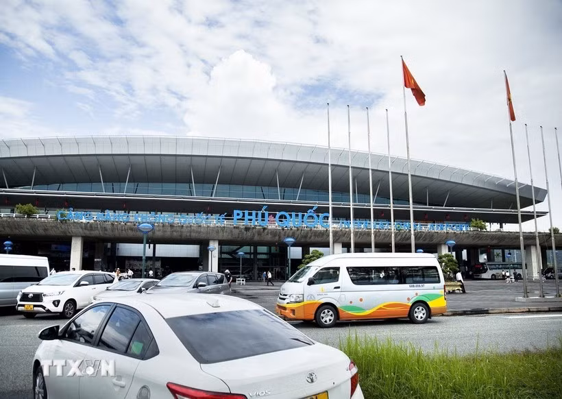 富国国际机场。图自越通社