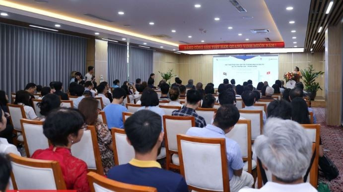 研讨会场景。图自越通社