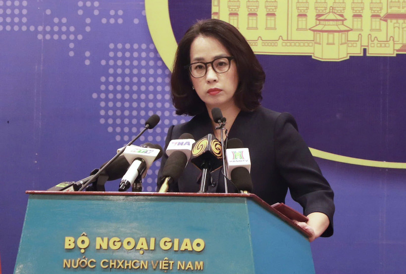 越南外交部发言人范秋姮。图自越通社