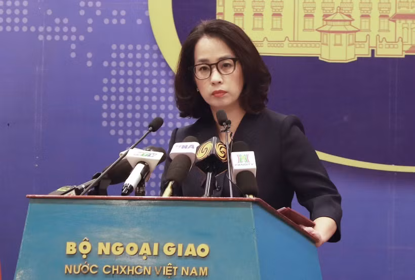 越南外交部发言人范秋姮。图自越通社