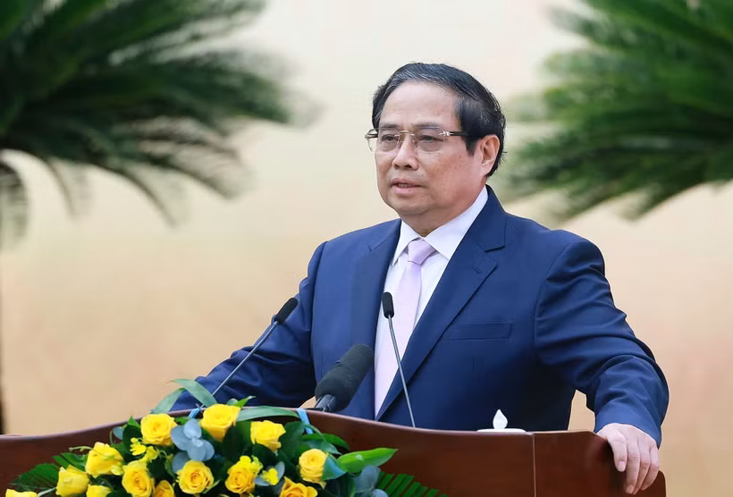 越南政府总理范明政。图自越通社