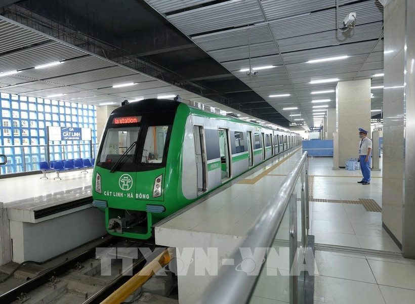 河内将于2025年第四季度新建两条城市轨道交通线路。图自越通社