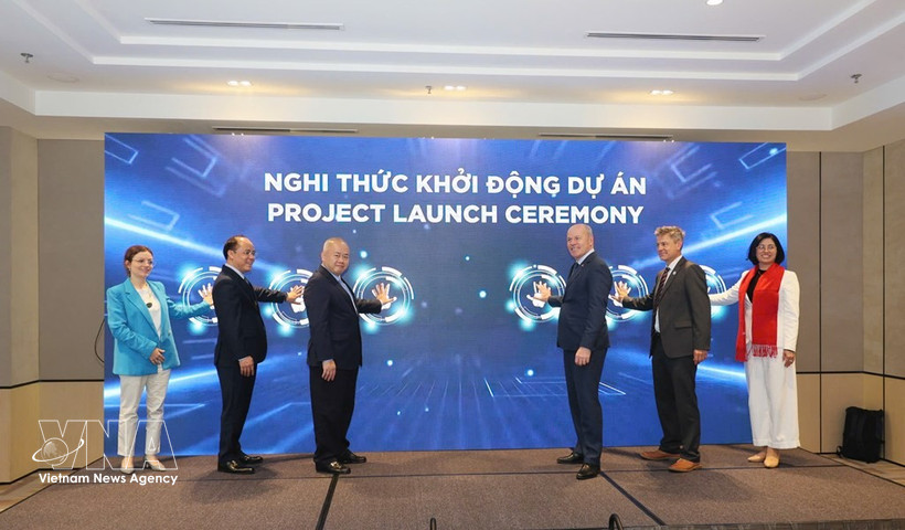 提升越南企业领导力项目启动。图自越通社