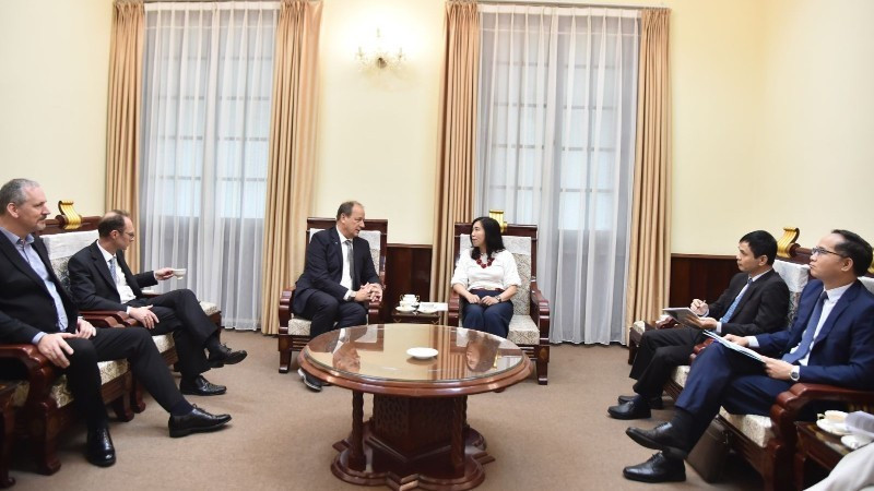 会见现场。图自越南外交部