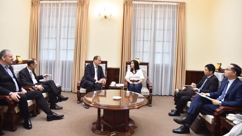 会见现场。图自越南外交部